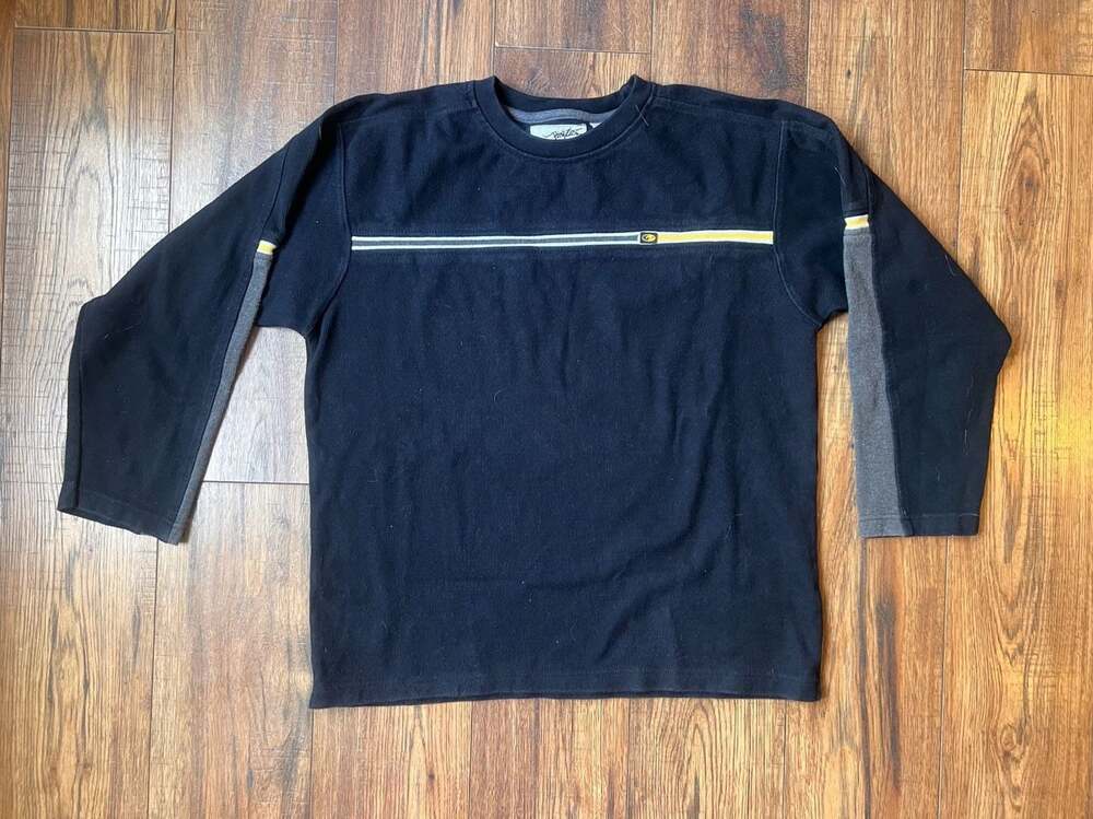 Point Zero Y2K Long Sleeve Ribbed Knit Pullover